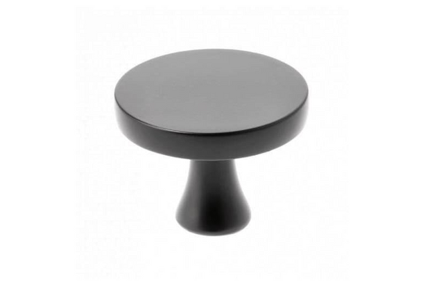 Buton mobilă DUNE 33x26 mm, negru mat