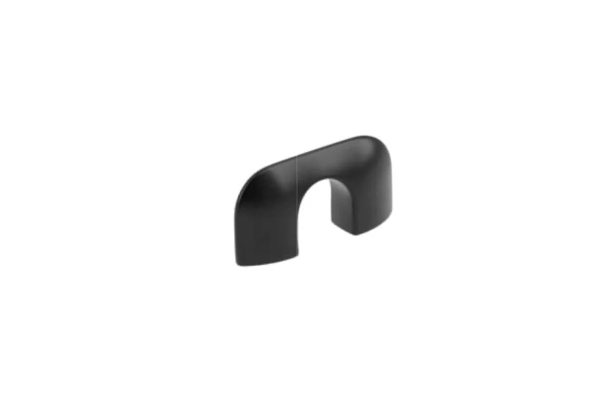 Buton mobilă MILAN 55x28 mm, negru mat