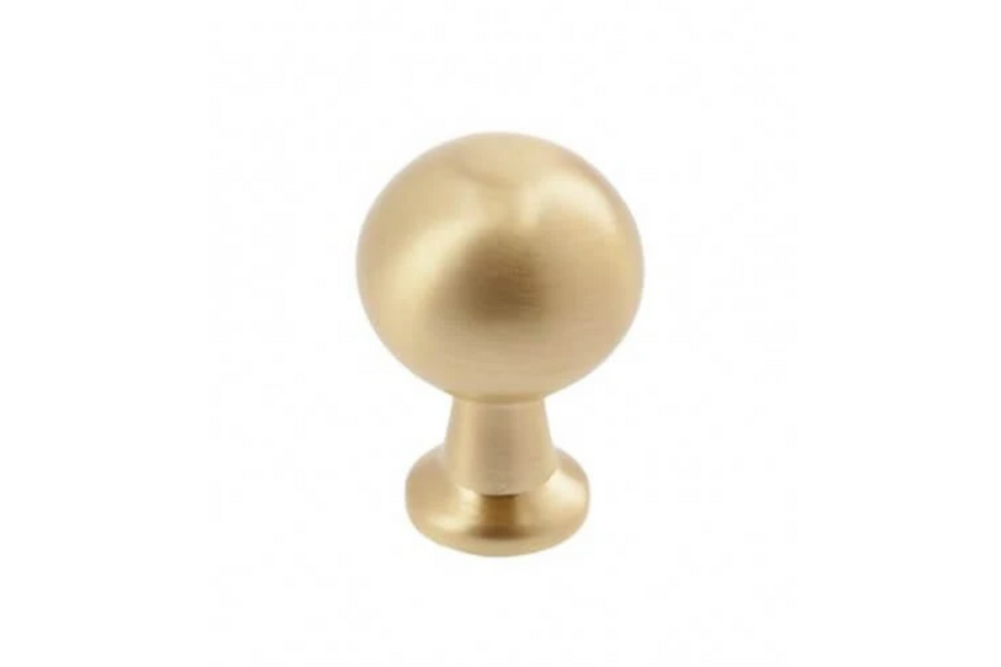 Buton mobilă NORD 20x33 mm, auriu periat