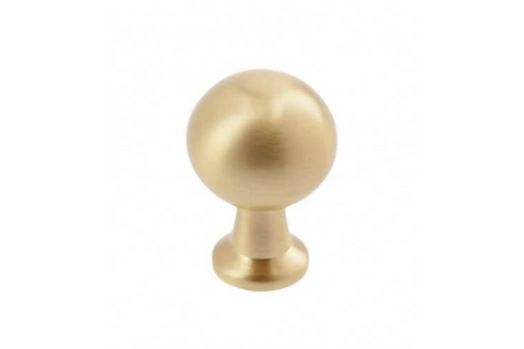 Buton mobilă NORD 20x33 mm, auriu periat