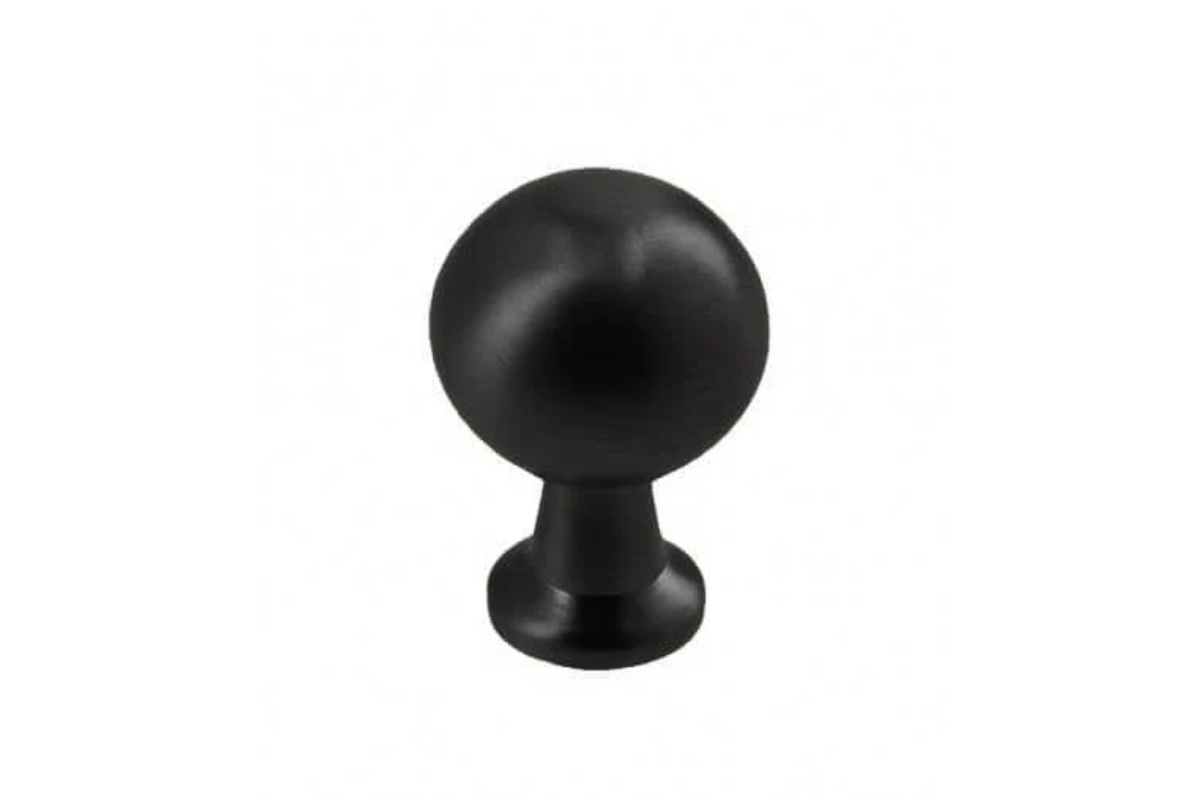 Buton mobilă NORD 20x33 mm, negru mat