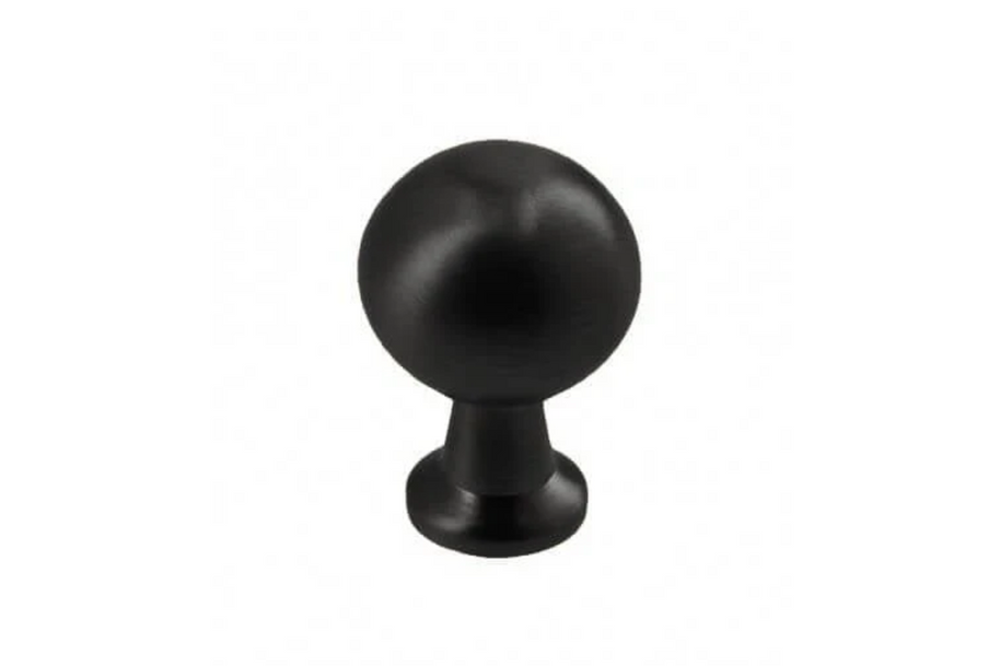 Buton mobilă NORD 20x33 mm, negru mat