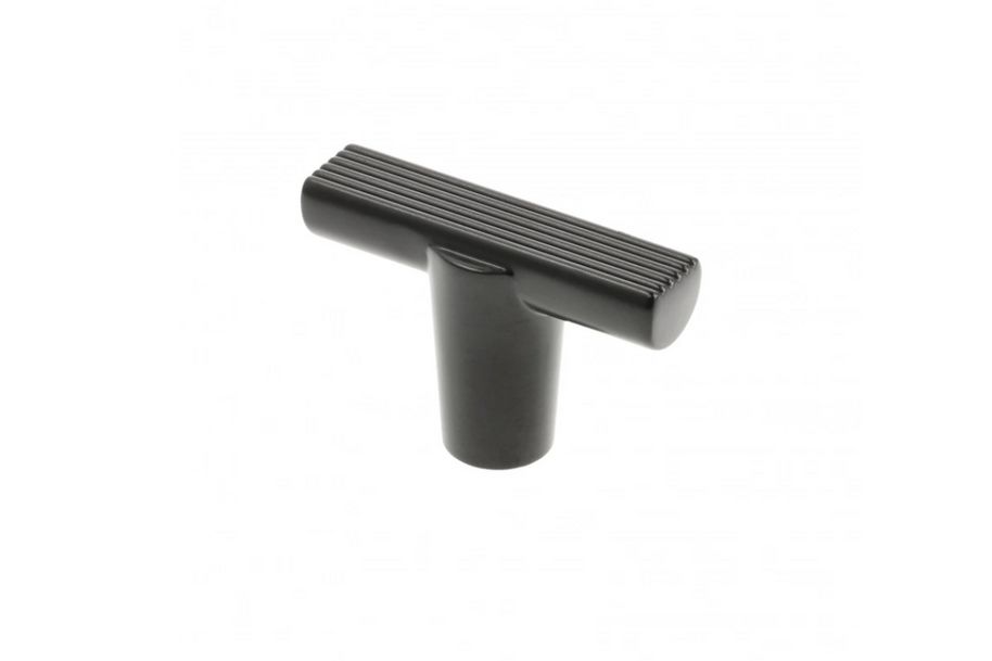 Buton mobilă RAY 40x25 mm, negru mat