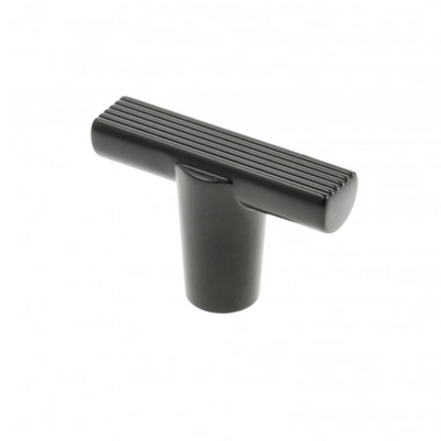 Buton mobilă RAY 40x25 mm, negru mat