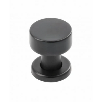 Buton mobilă RING 26x31 mm, negru mat