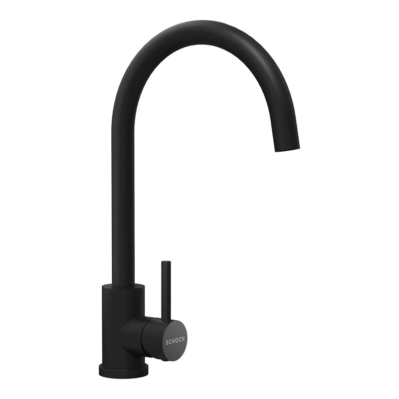 Baterie bucătărie Schock Prima negru, cartuș ceramic
