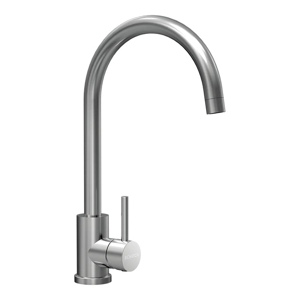 Baterie bucătărie Schock Prima inox periat, cartuș ceramic