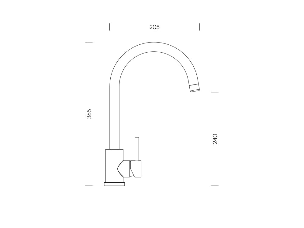 Baterie bucătărie Schock Prima negru, cartuș ceramic