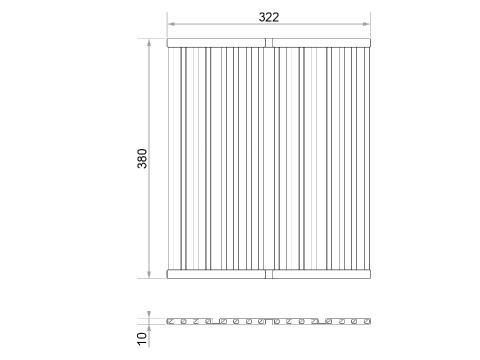 Primagran 380 scurgător pliabil