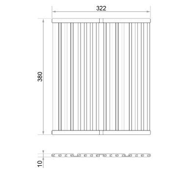 Primagran 380 scurgător pliabil