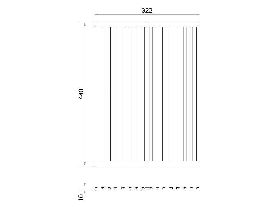 Primagran 440 scurgător pliabil