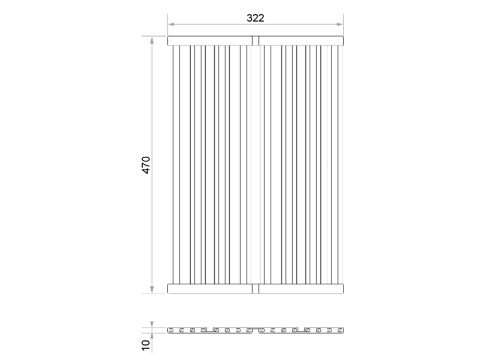 Primagran 470 scurgător pliabil