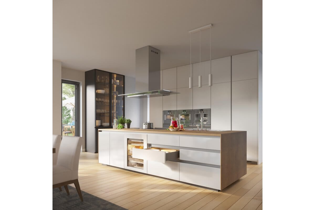 Profil mâner C VELLO, LED, 3 ml, gri