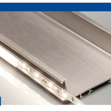 Profil mâner C VELLO, LED, 3 ml, gri