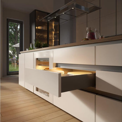 Profil mâner C VELLO, LED, 3 ml, gri