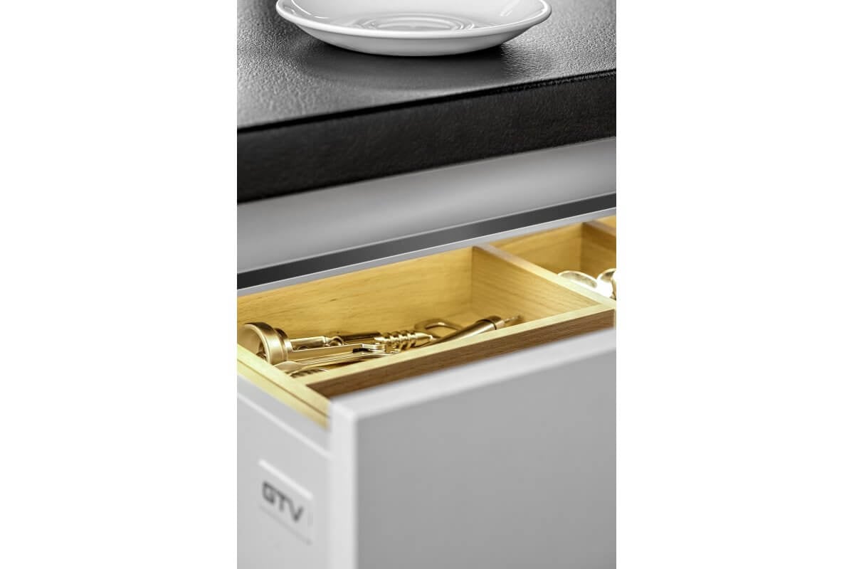 Profil mâner L VELLO, LED, 3 m, alb mat