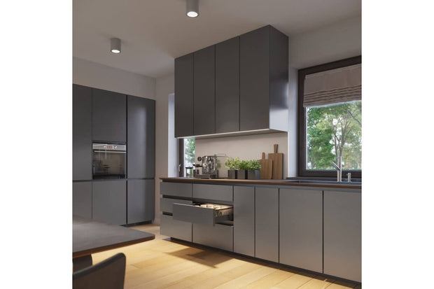 Profil mâner L VELLO, LED, 4.1 m, gri