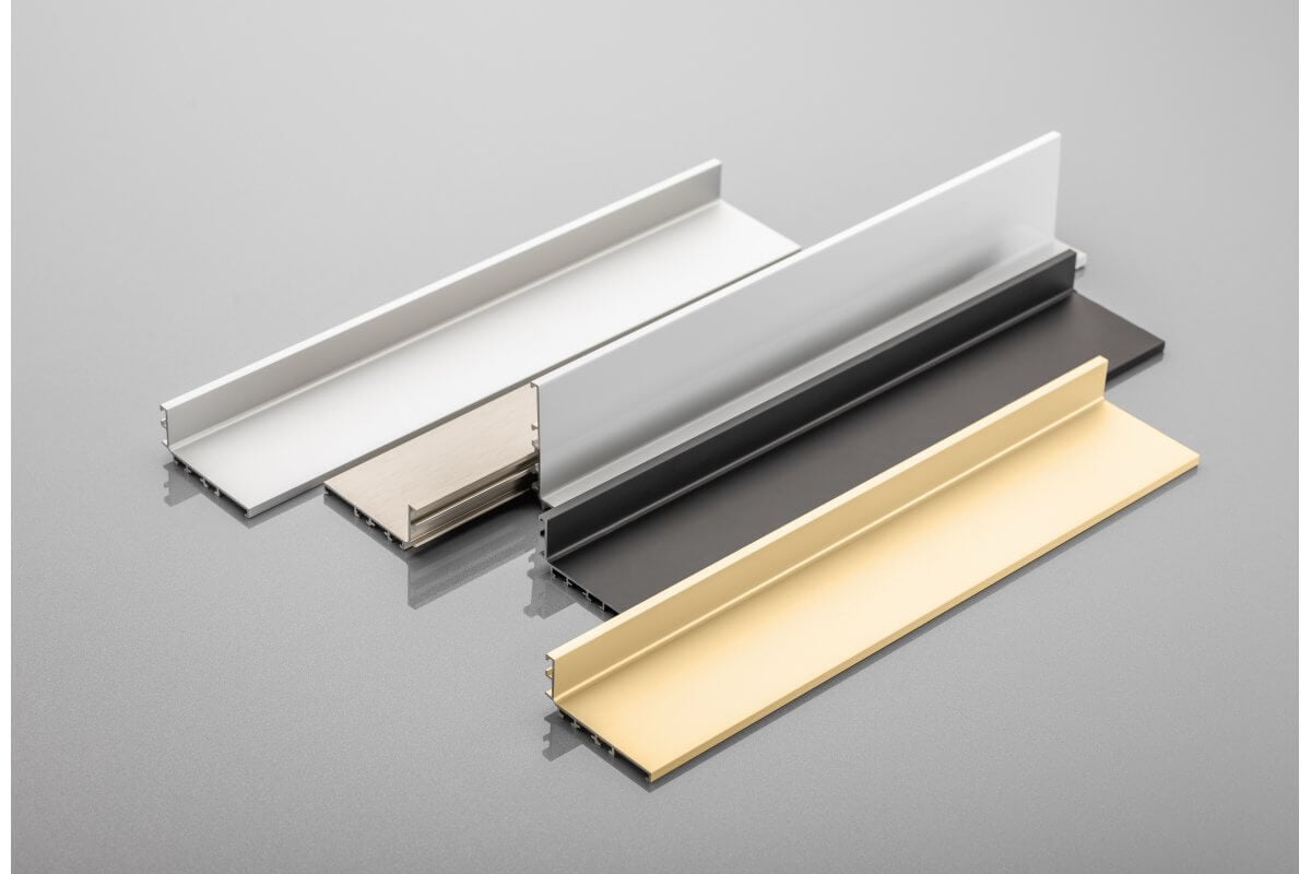 Profil mâner L VELLO, LED, 4.1 m, gold