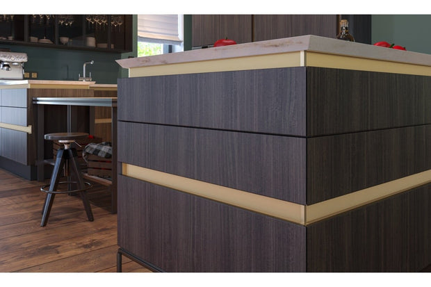 Profil mâner L VELLO, LED, 4.1 m, gold