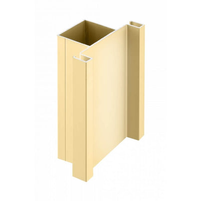 Profil aluminiu VELLO TD, sistem fără mânere, 3 m, gold