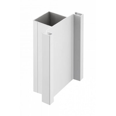 Profil aluminiu VELLO TD, sistem fără mânere, 3 m, gri