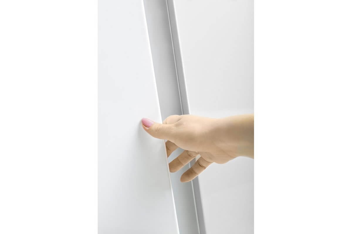 Profil aluminiu VELLO TD, sistem fără mânere, 3 m, gri