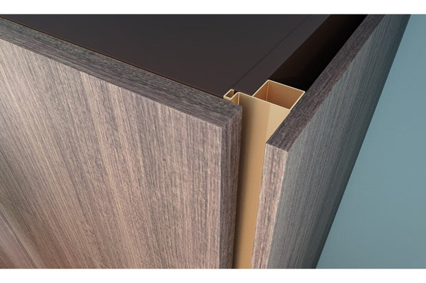 Profil mâner vertical de margine VELLO TJ, 3 m, gold