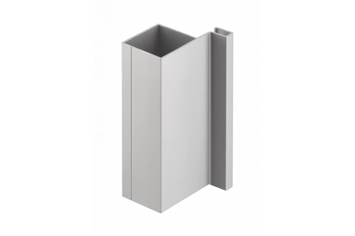 Profil mâner vertical de margine VELLO TJ, 3 m, gri
