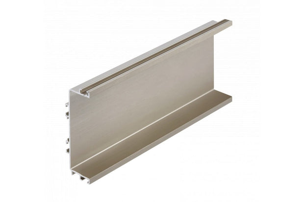 Profil mâner C VELLO, LED, 3 m, inox