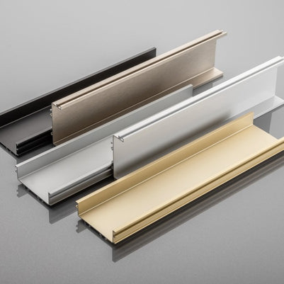 Profil mâner C VELLO, LED, 3 m, inox