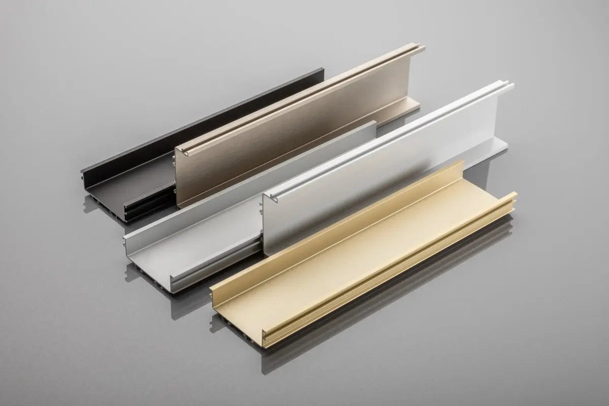 Profil mâner C VELLO, LED, 4.1 m, gri