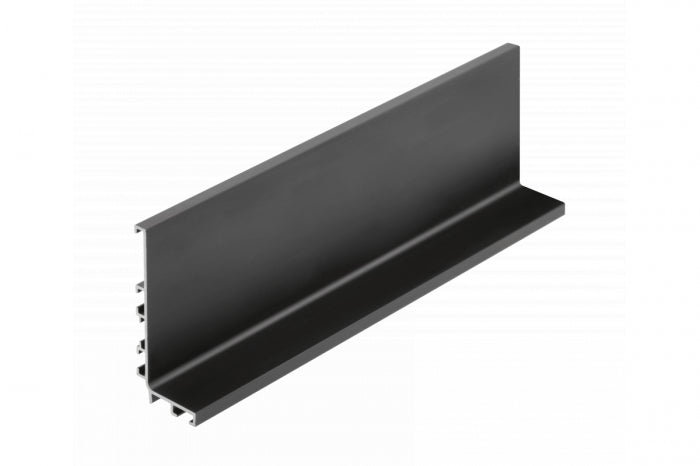 Profil mâner L VELLO, LED, 4.1 m, negru mat