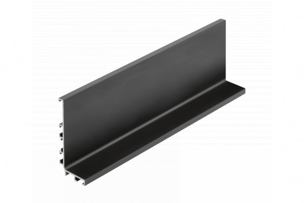 Profil mâner L VELLO, LED, 4.1 m, negru mat
