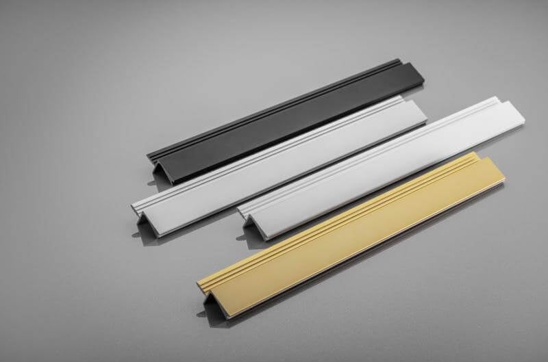 Profil mâner VELLO corpuri suspendate, 3 m, gold