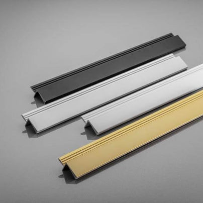 Profil mâner VELLO corpuri suspendate, 3 m, gold