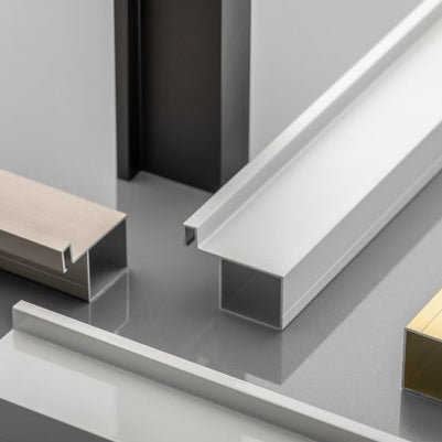 Profil mâner vertical de margine VELLO TJ, 3 m, inox