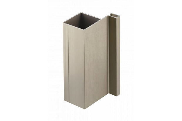 Profil mâner vertical de margine VELLO TJ, 3 m, inox