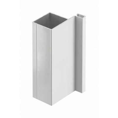 Profil mâner vertical de margine VELLO TJ, 3 m, alb