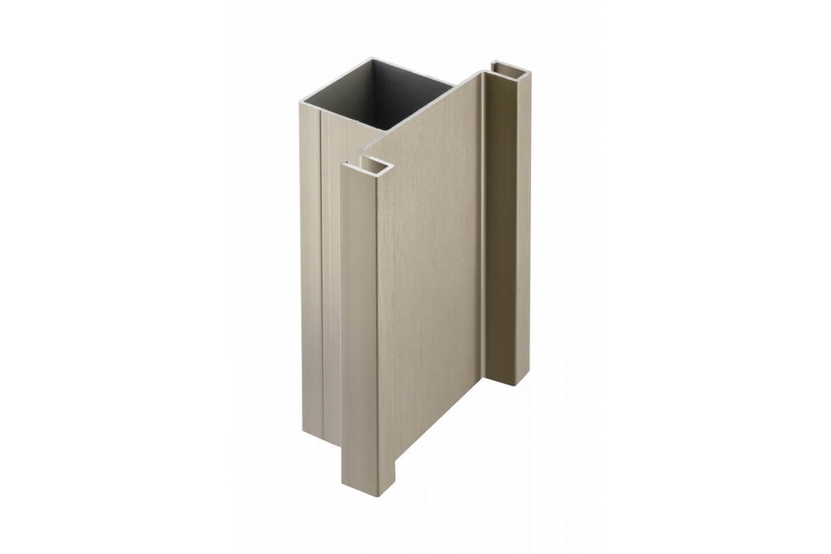 Profil mâner vertical VELLO TD, 3 m, inox