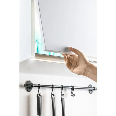 Profil mâner corp suspendat GLAX, bandă LED, 3 m, PAL 18 mm, inox