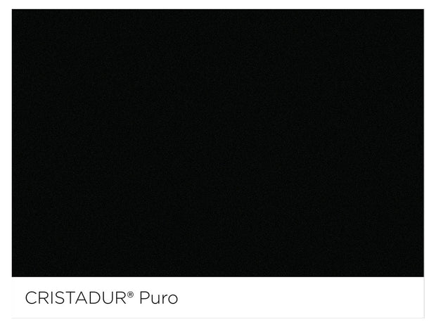 Baterie bucătărie Schock Kavus Cristadur Puro cu cap extractibil, aspect granit, cartuș ceramic, negru intens