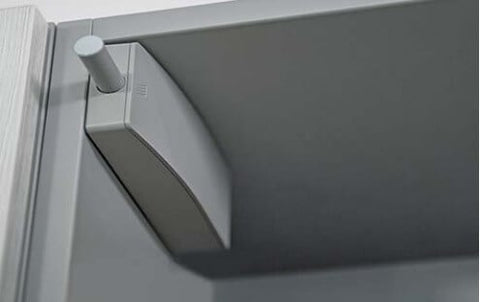 Push to Open electric SILENT, alb