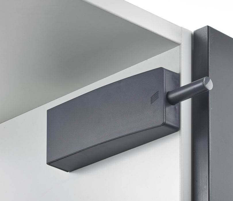 Push to Open electric SILENT, antracit