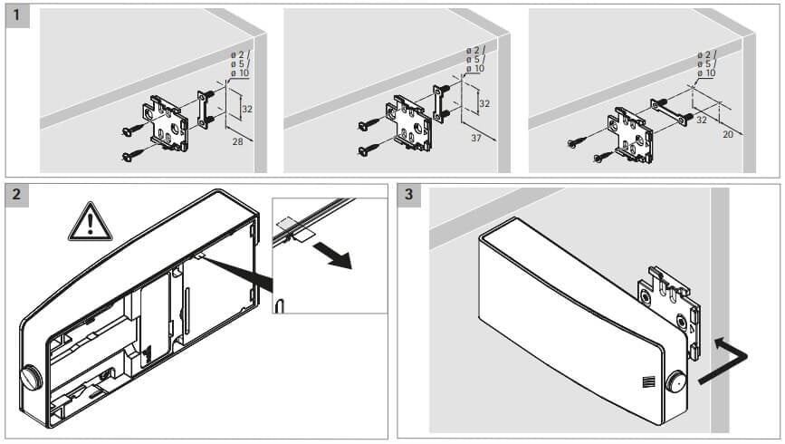 Push to Open electric SILENT, antracit