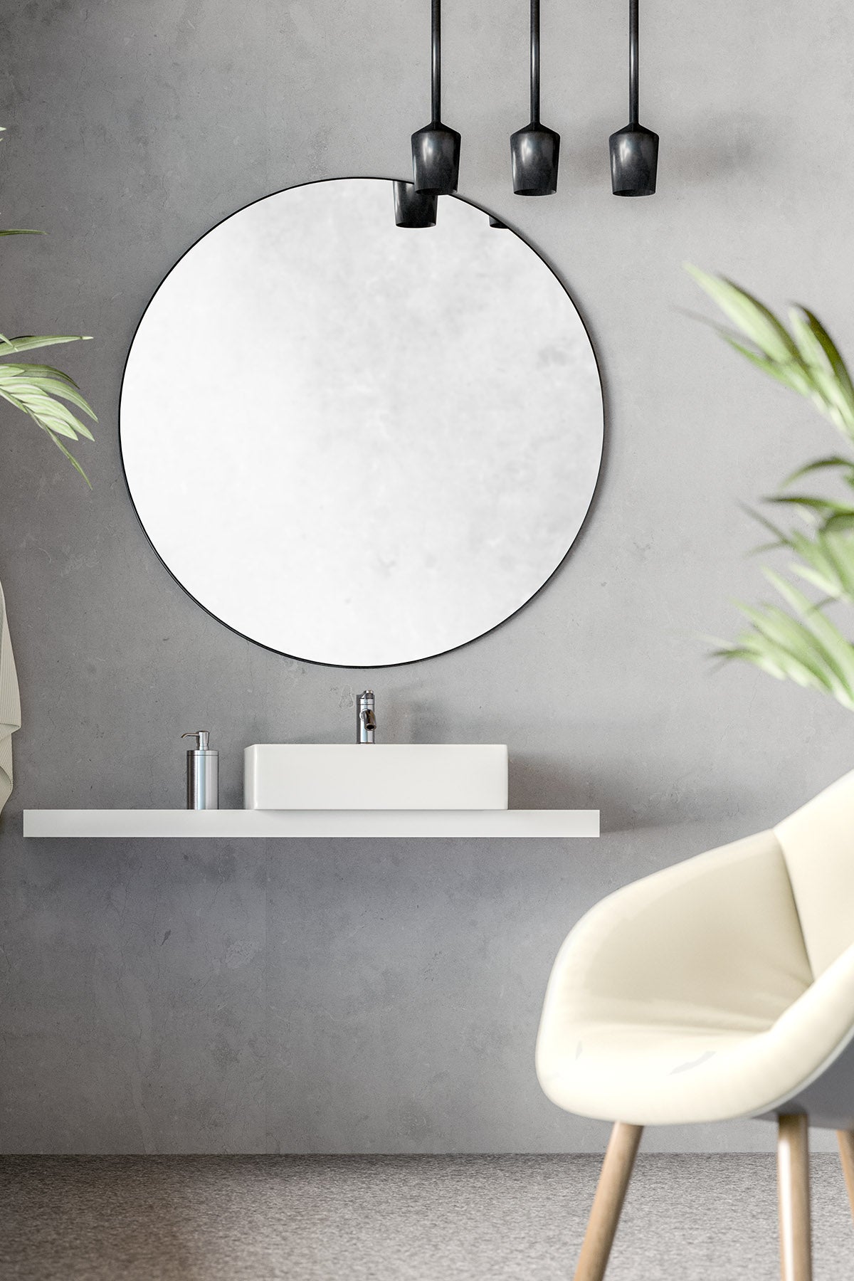 Placă decorativă SPC – R109 Concrete