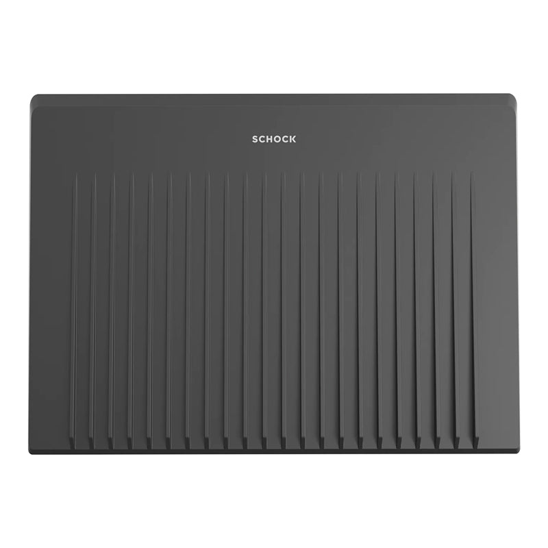 Scurgător vase Schock silicon negru mat 408 x 303 x 12 mm