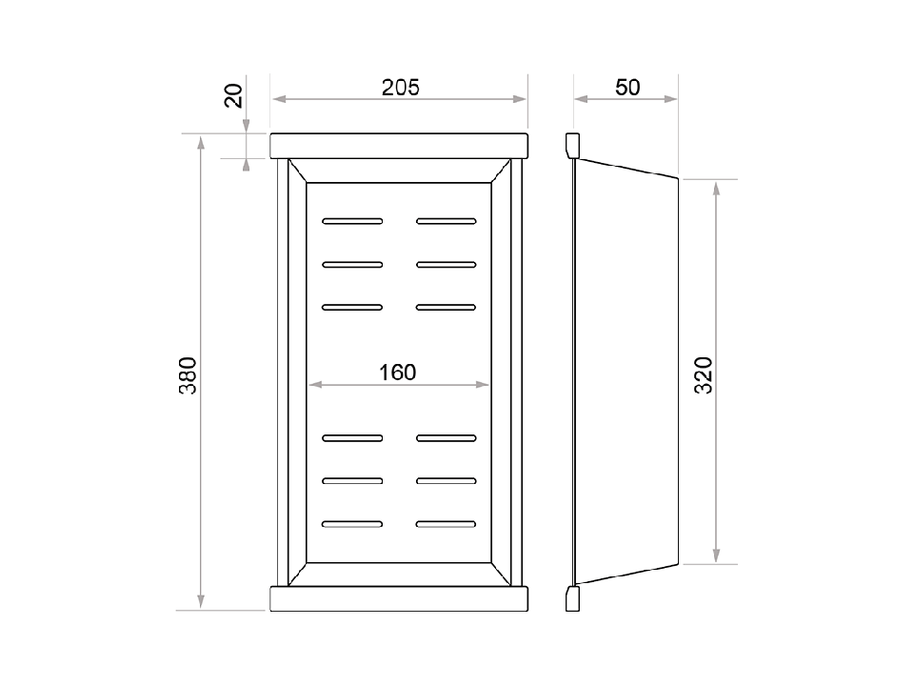 Scurgător din oțel Workstation 380