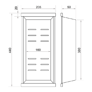 Scurgător din oțel Workstation 440