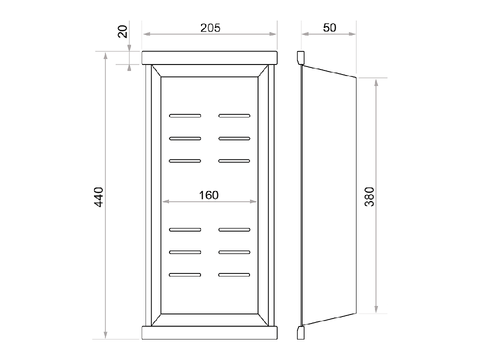 Scurgător din oțel Workstation 440