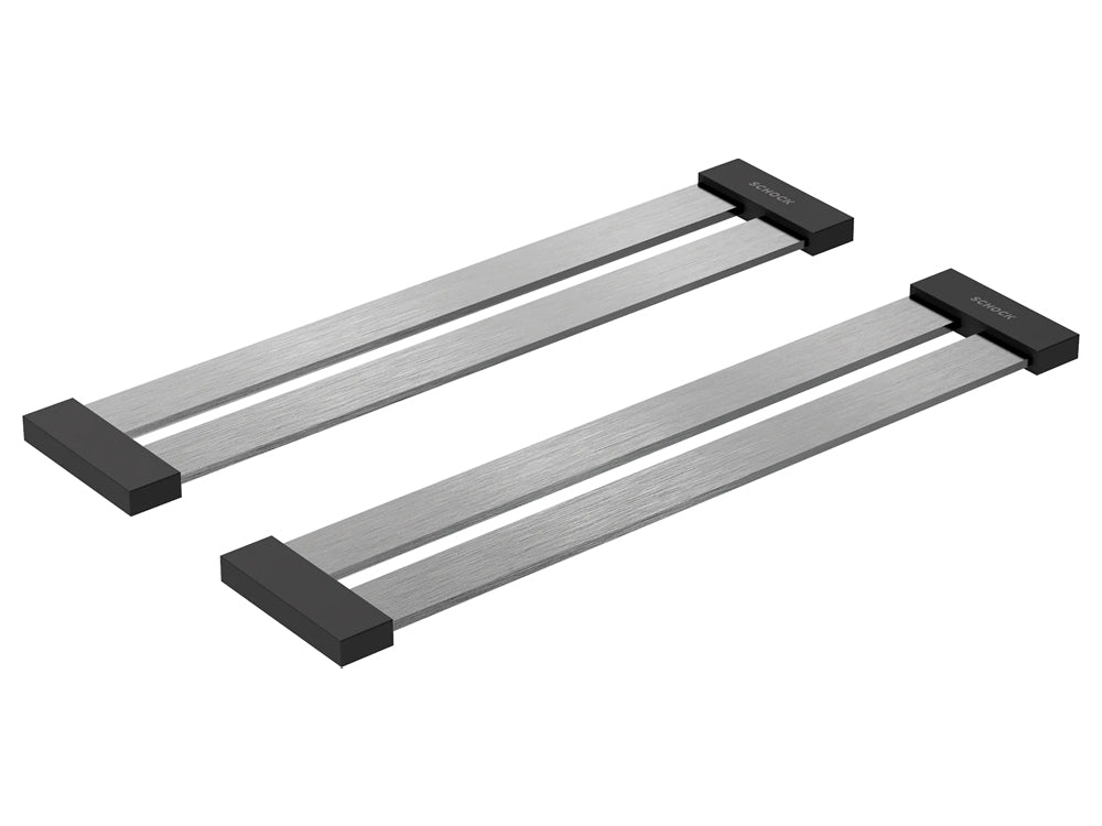 Set suport scurgător Schock inox 392 x 80 x 12 mm